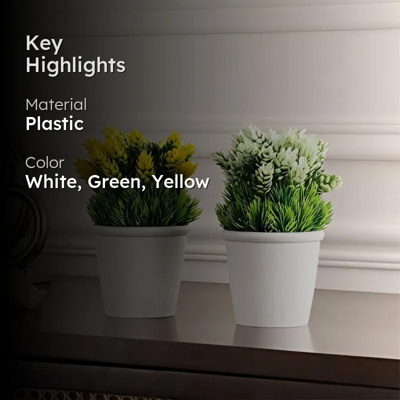 Nuva Faux Plant In Maroe Pot - Set Of Two media 2