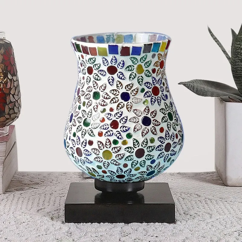 Lumiva Mosaic Glass Table Lamp - Multicolor media 4