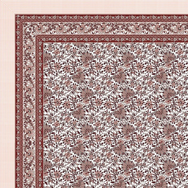 Artix Cotton Bedsheet (Brown) - 240 TC media 5