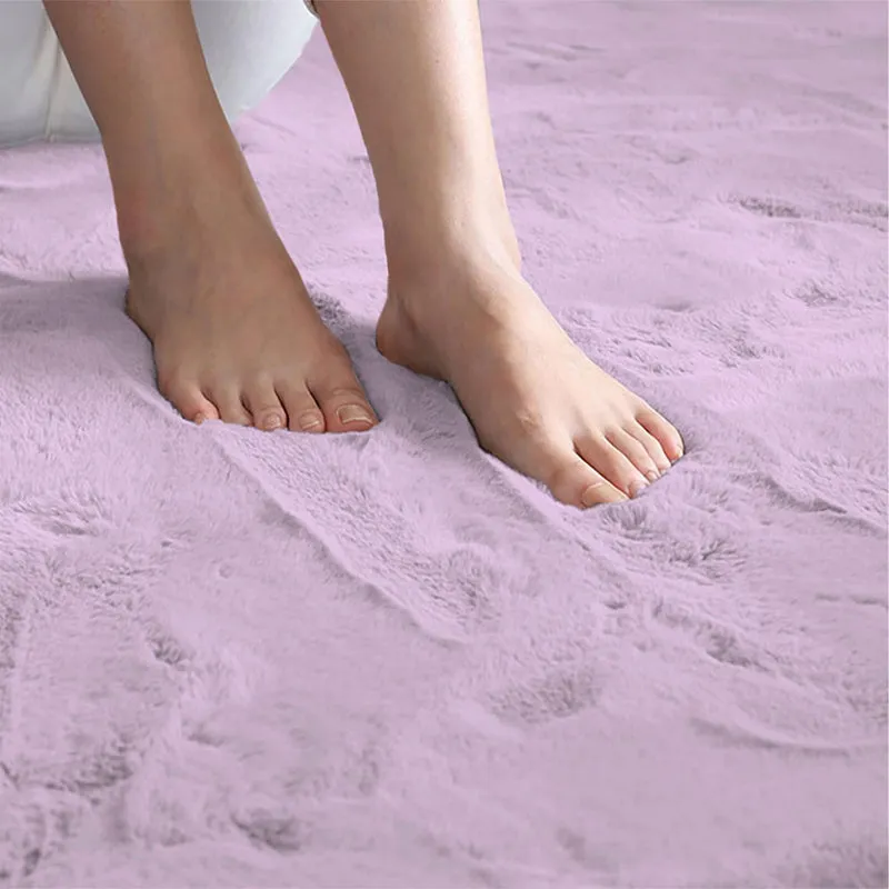 Ruffle Luxe Area Rug - Lilac media 3