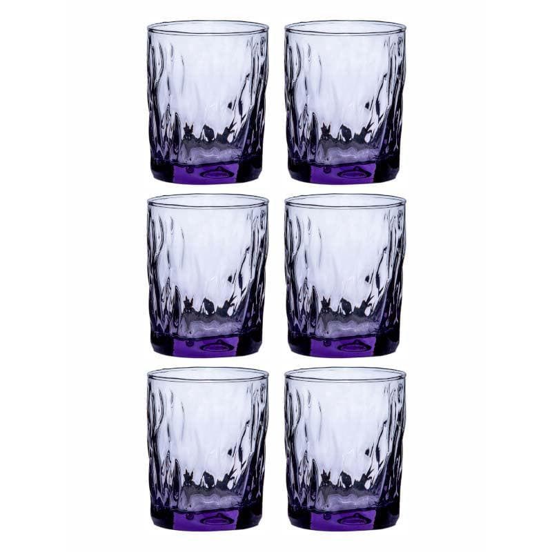 Kenzie Purple Glass Tumbler (355 ML) - Set Of Six media 4