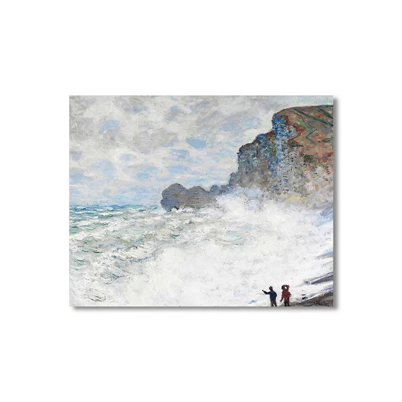 Wave Lore Canvas Wall Painting media 3