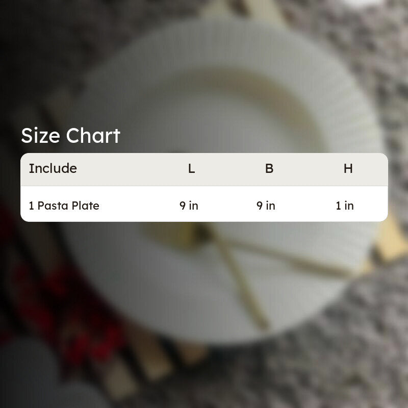 Massona Pasta Plate - White media 6
