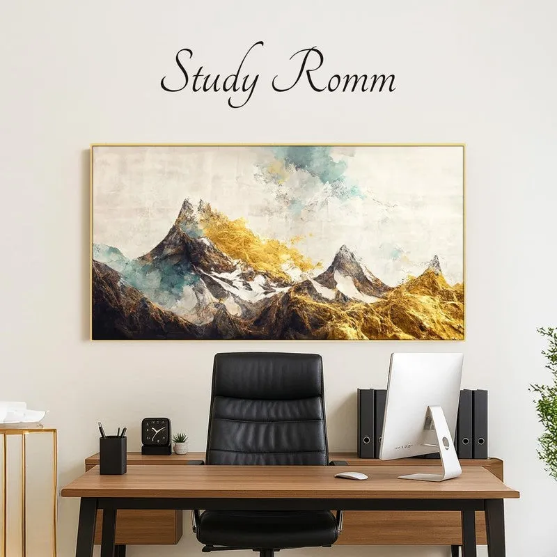 Mountainscape Canvas Wall Painting With Frame media 5