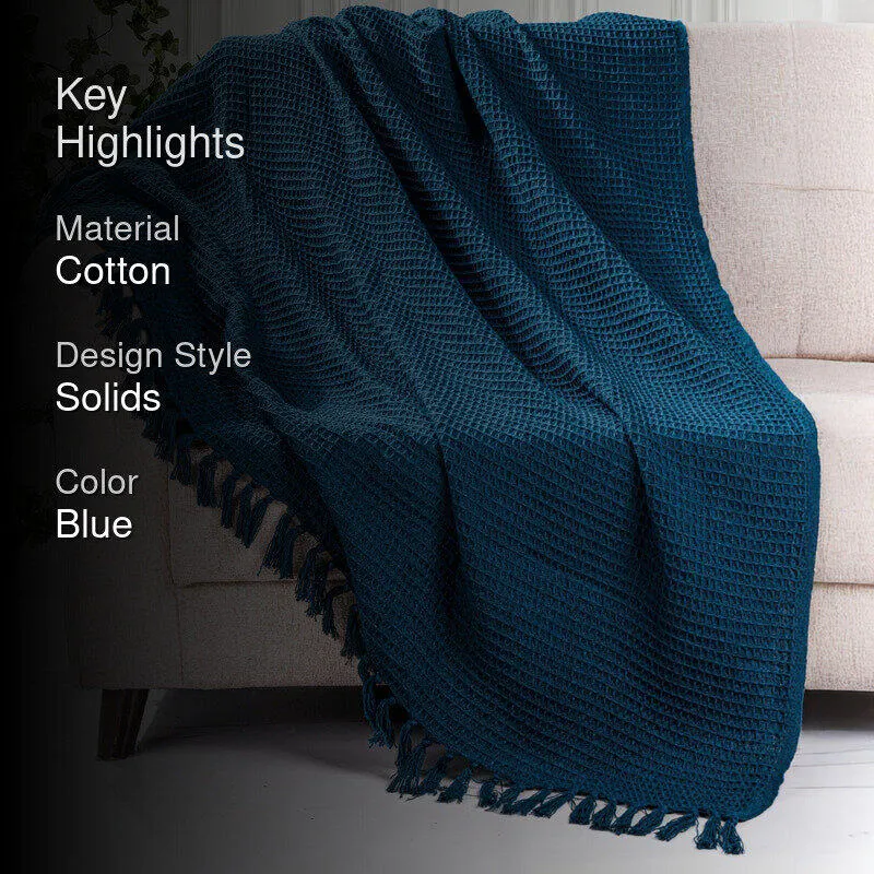 Blush Thread Throw - Blue media 2