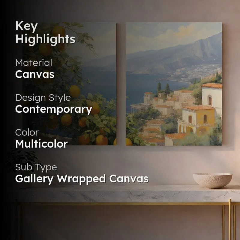 Zesty View Canvas Wall Art - Set of Two media 2