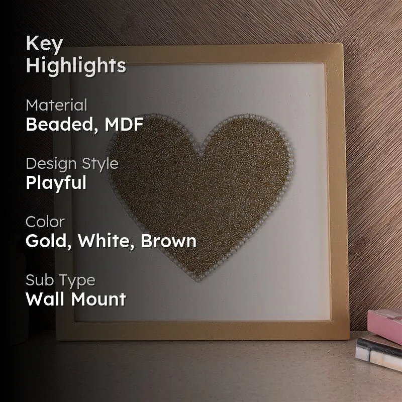 Hearty Home MDF Wall Accent - Love Collection media 2