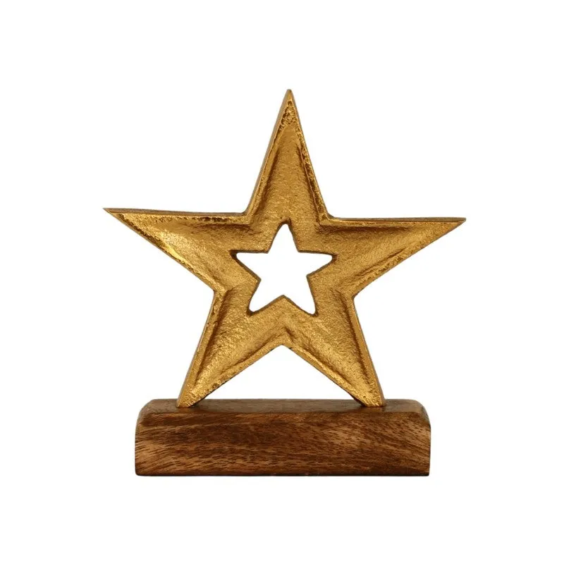 Cosmic Aluminum Star Table Showpiece media 3