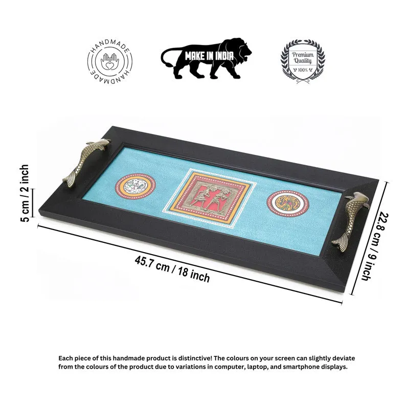 Kashvi Handcrafted Serving Tray media 6