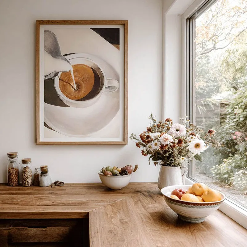 HotPour Archival Canvas Wall Art - Brown media 7