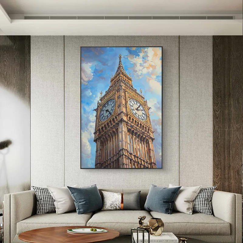 Time Tower Wall Painting media 4