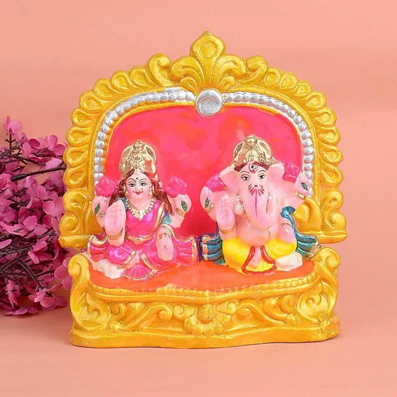 Ethereal Lakshmi Ganesha Idol media 1
