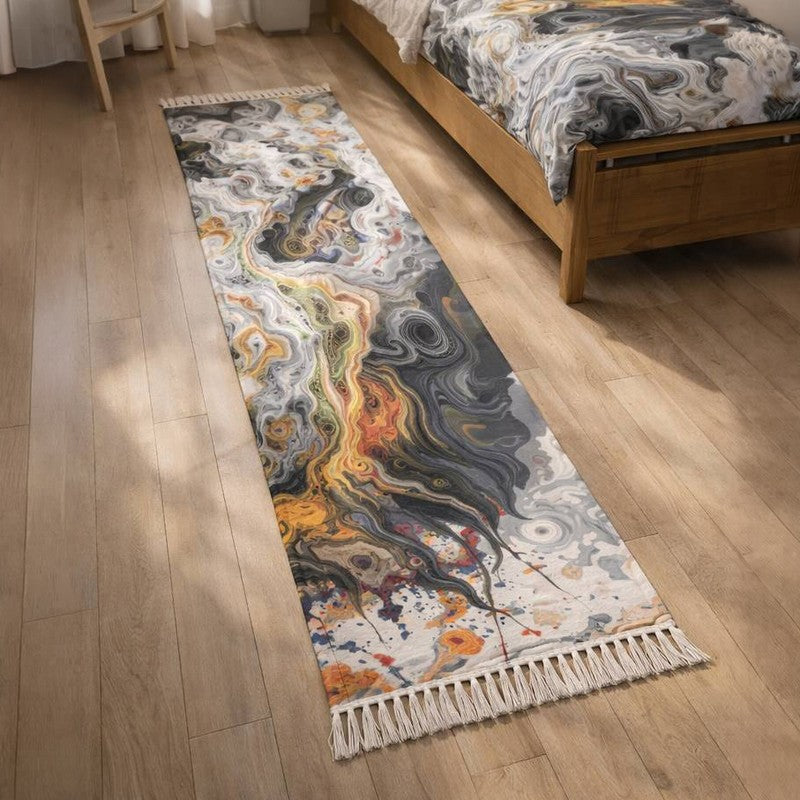 Liquid Earth Runner Rug - 2 x 5 ft