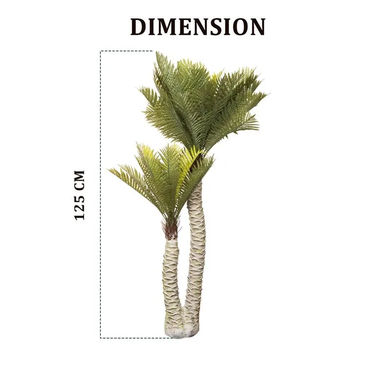 AarviDecor Compact Green PVC Artificial Plants media 10