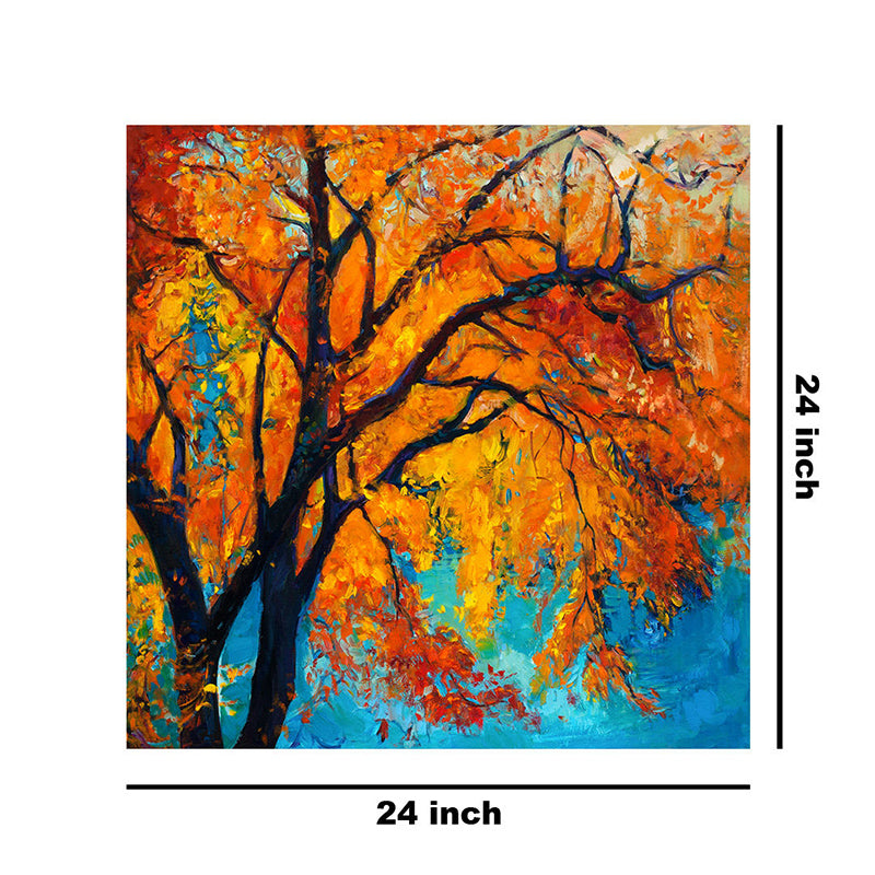 Autumn Tree Wall Painting media 8