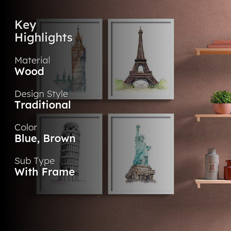 Wonder Frame Wall Art - Set of Four media 2