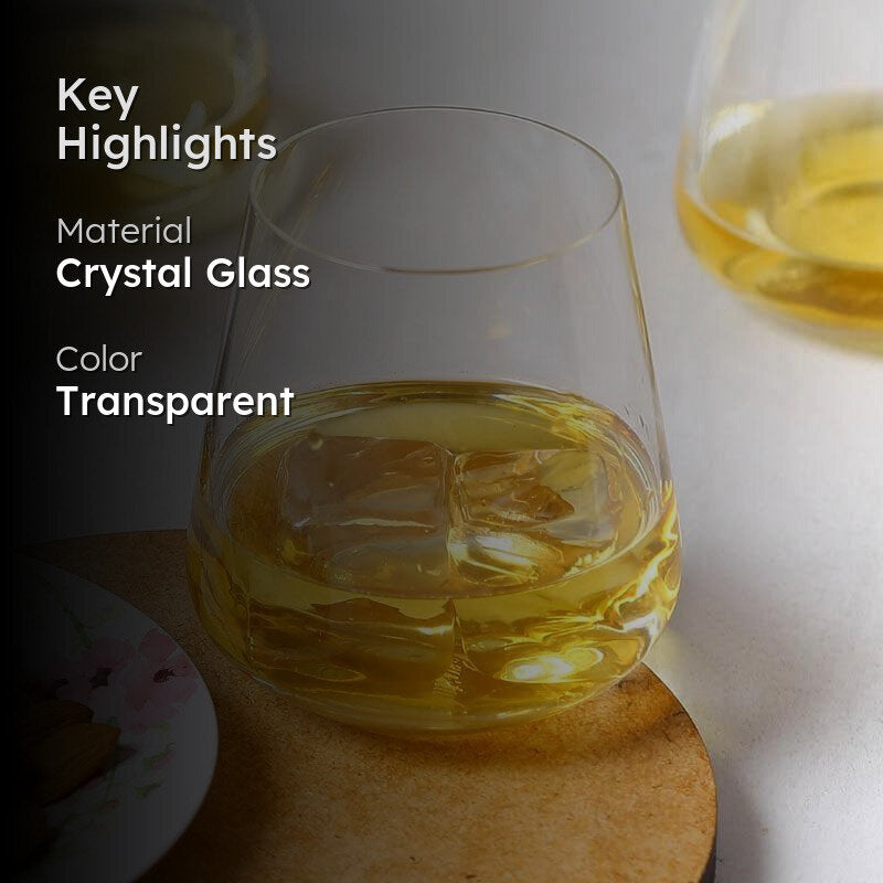 Jasper Crystal Whiskey Glass (400 mL Each) - Set Of Six media 2