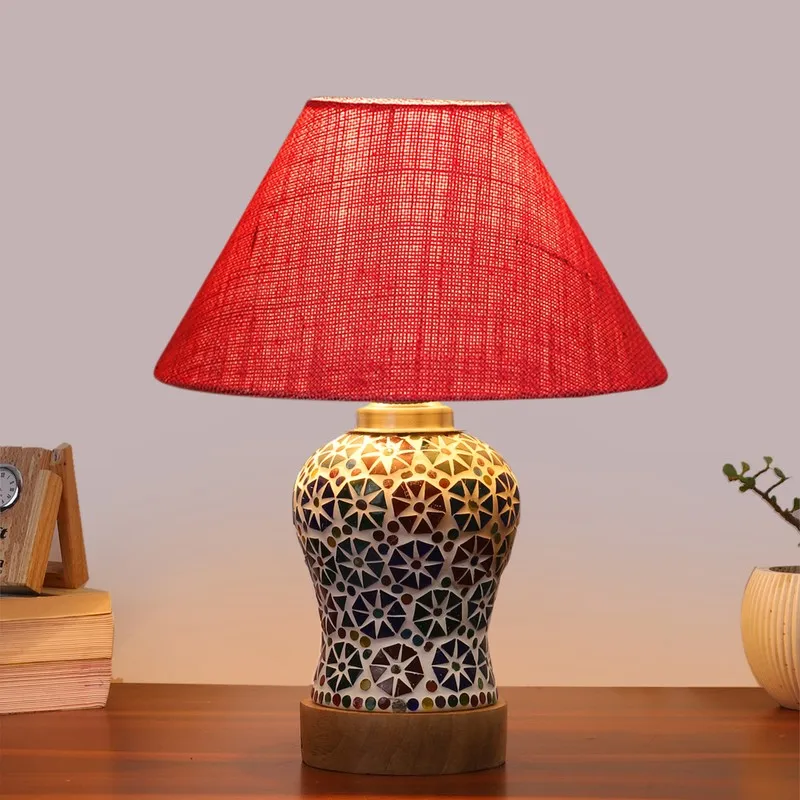 Weylon Wooden Table Lamp - Multicolor media 3