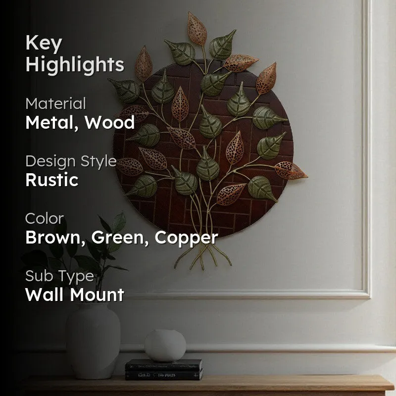 Autumn Canopy Metal & Wood Wall Accent media 2