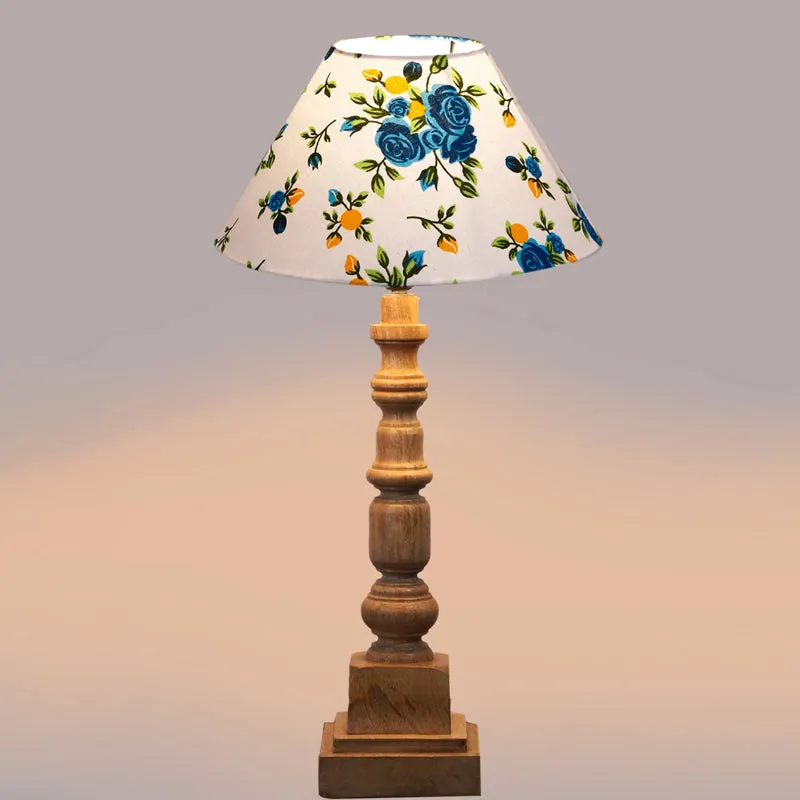 Fleur Cone Arbor Wooden Table Lamp media 4