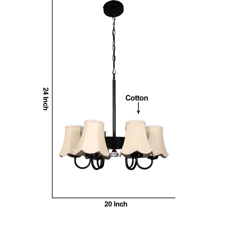 Bella Conical Viya Ceiling Lamp - Off White media 5