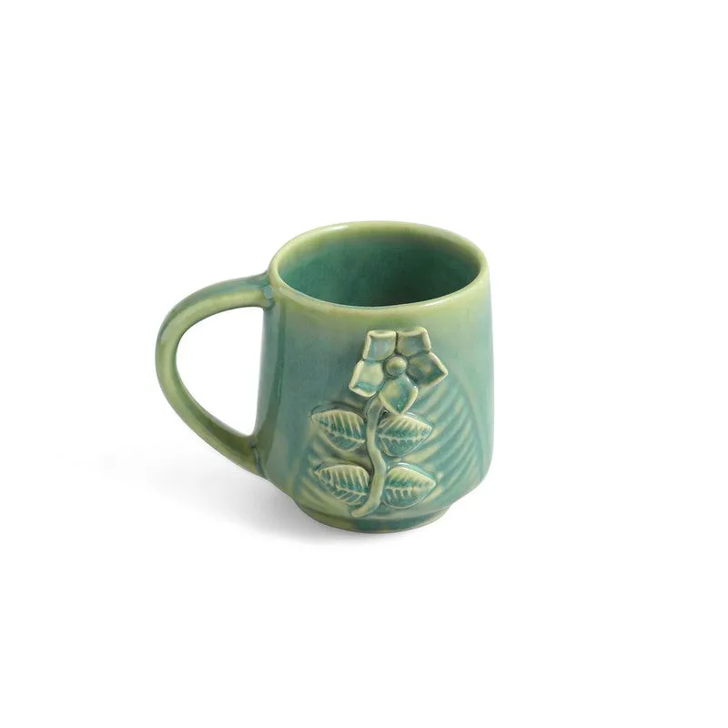 Sage Ceramic Coffee Mug (330 mL Each) - Set Of Six media 4