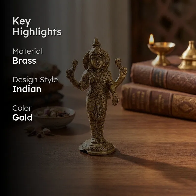 Sri Mahalaxmi Divine Brass Idol media 2