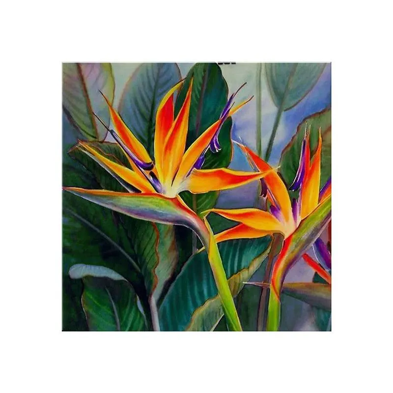 Birds Of Paradise Wall Painting media 4