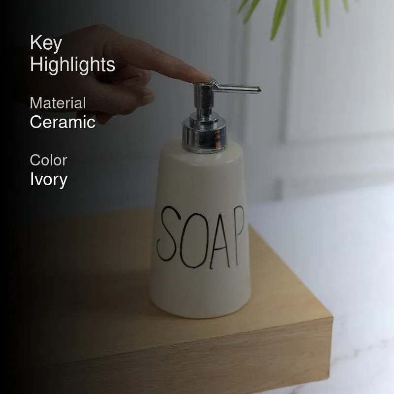 Penelope Ceramic Soap Dispenser - 300 mL media 2