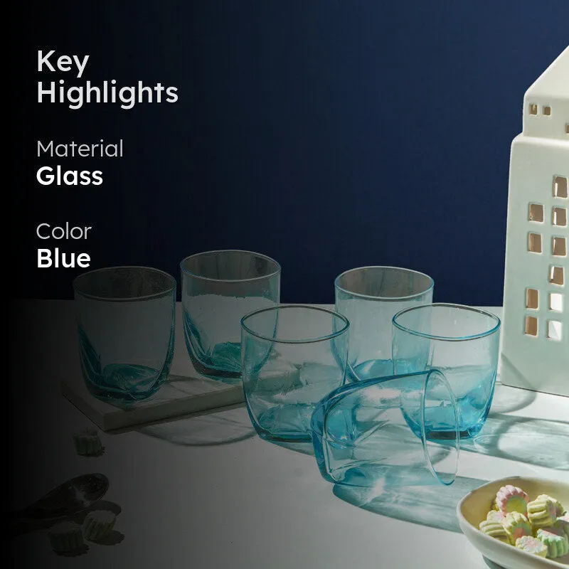 Luminarc Eiffel Whiskey Glass (300 mL/Blue) - Set Of Six media 2