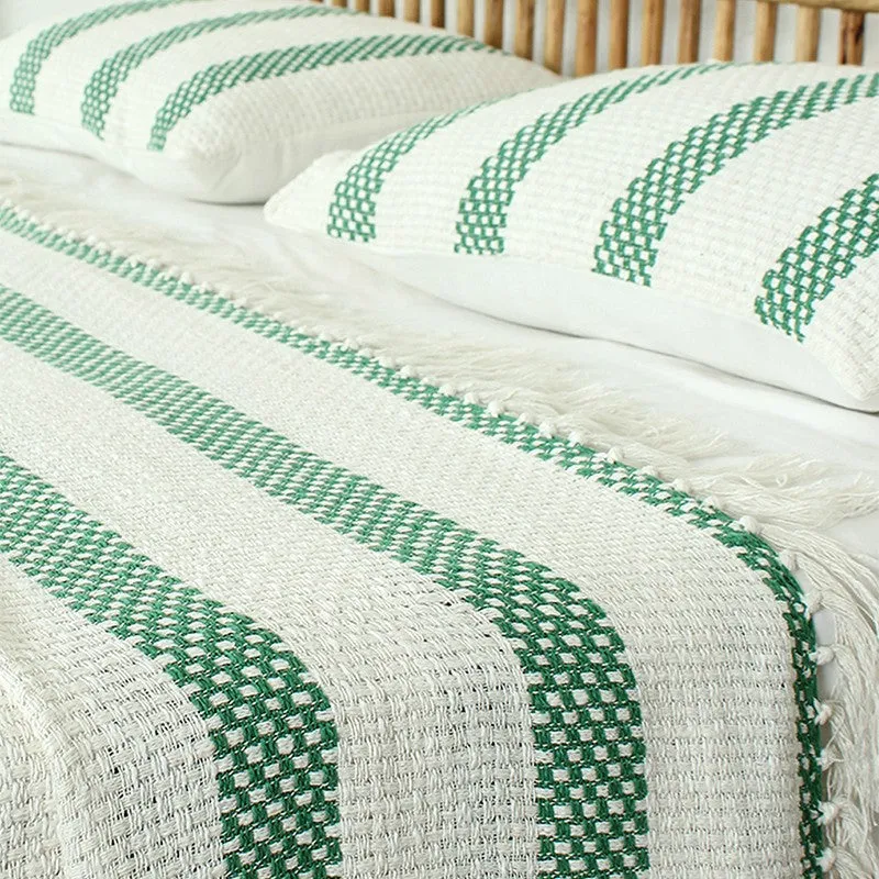 Zeyna Ease Cotton Bedcovers - Green media 5