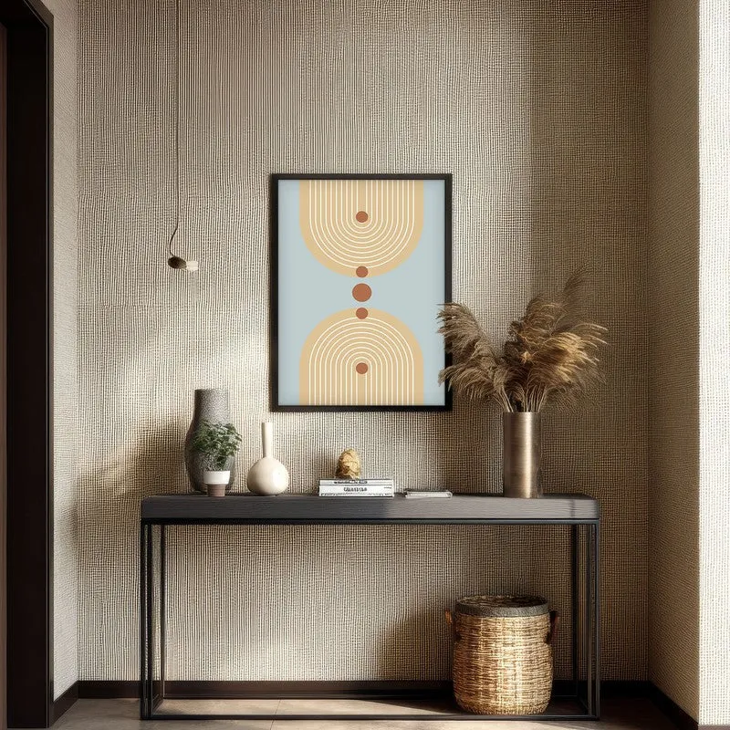 Balanced Sky Canvas Wall Painting With Black Frame media 4
