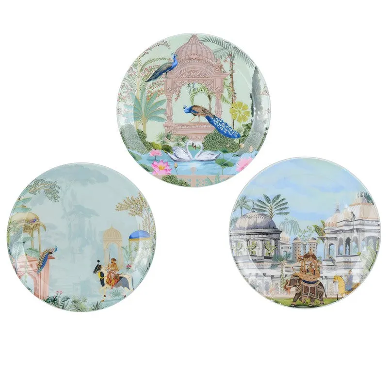Mughal Exuberance Wall Plates - Set Of Three media 3