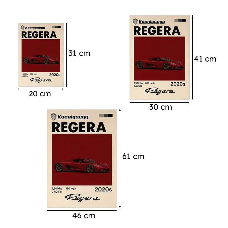 Koenigsegg Regera Legend Wall Poster media 9