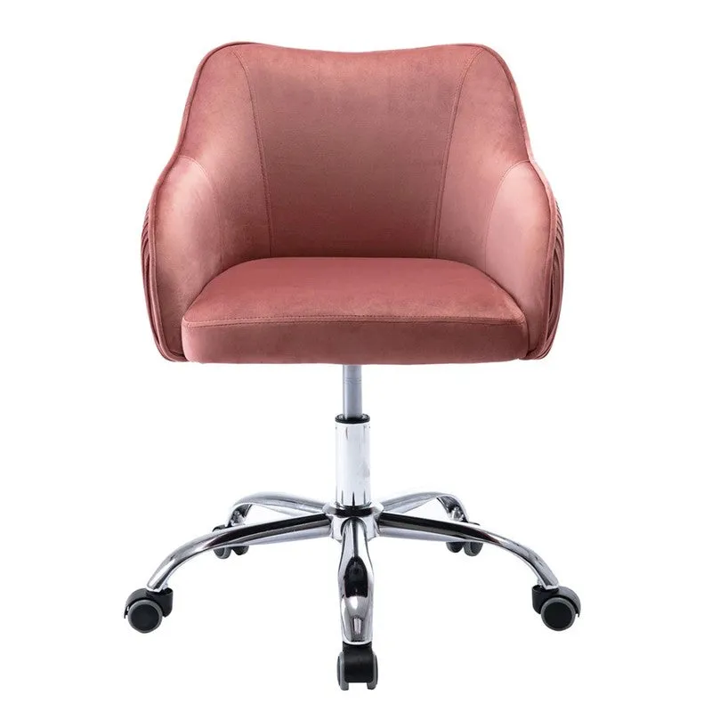 Seatron Metal Office Chair - Pink media 4