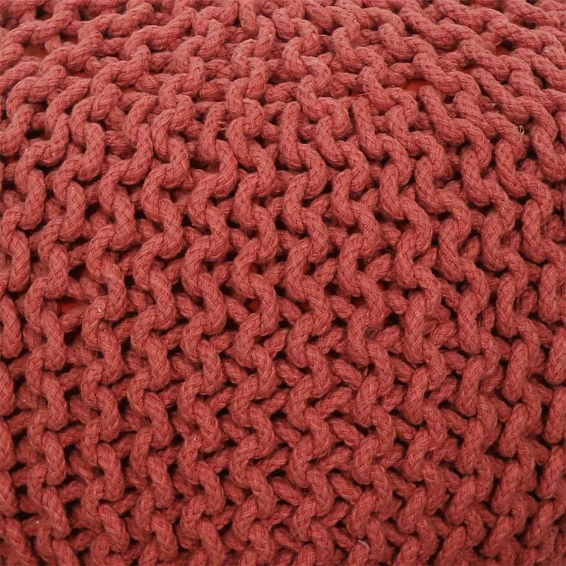 Cuna Cotton Pouffe - Orange media 4
