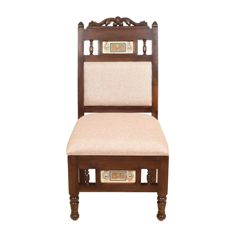 Sumo Teak Wood Accent Chair - Grey media 4