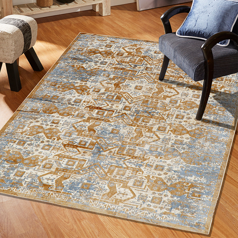 Sterlin Non-Anti Skid Carpet - Beige & Light Brown media 3