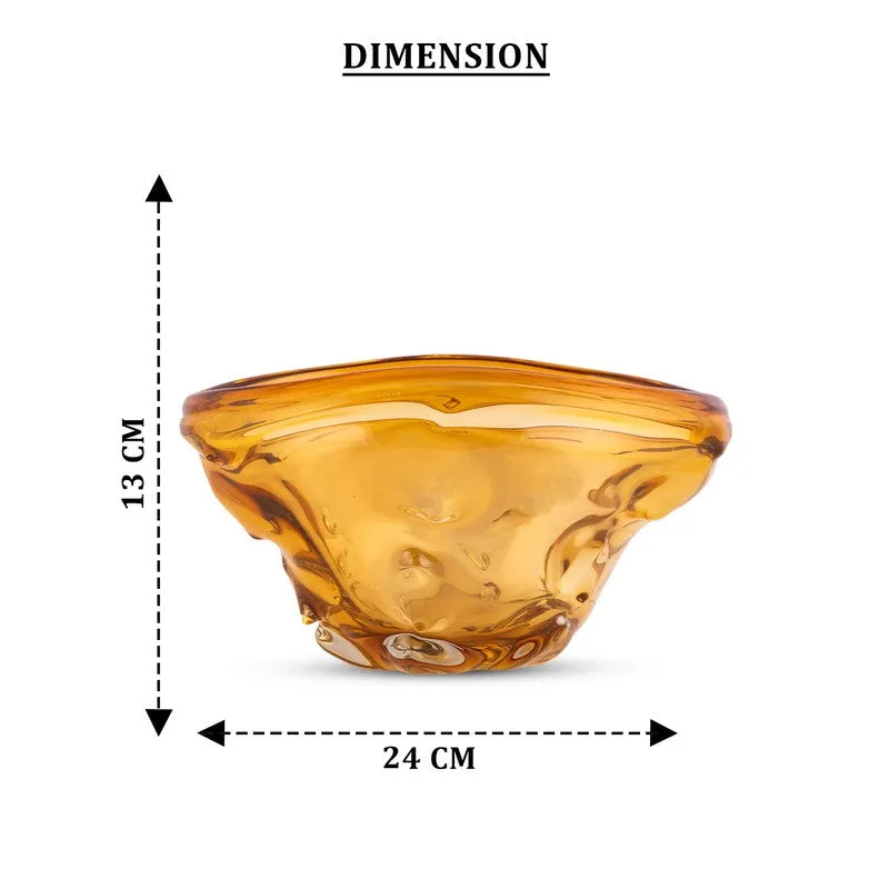 Curvique Glass Accent Bowl media 8