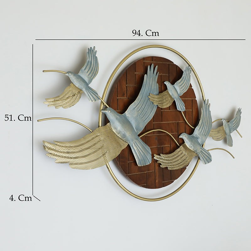 Avian Flight Metal & Wood Wall Accent media 5