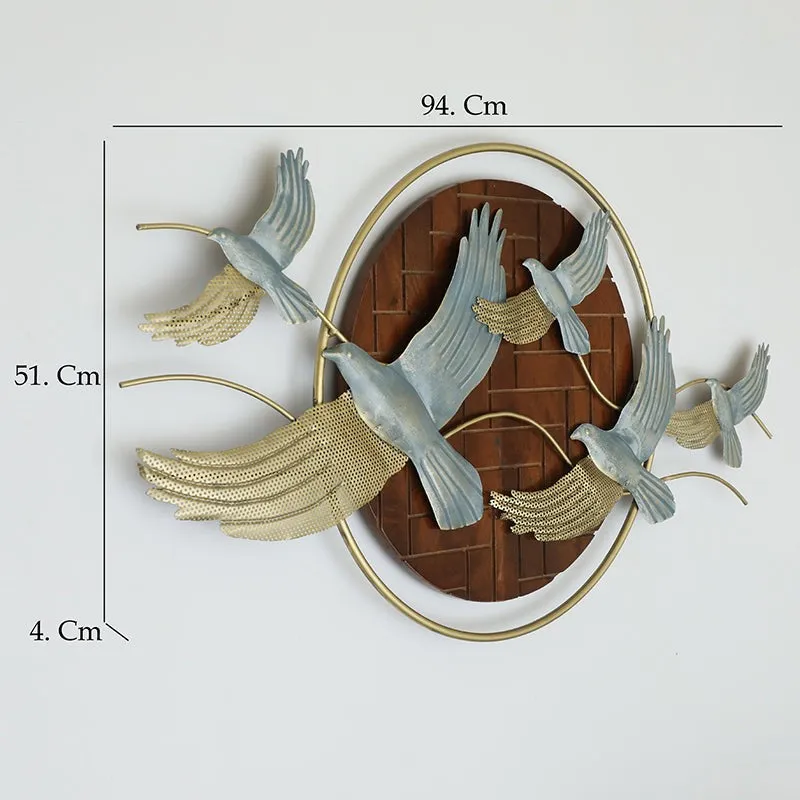 Avian Flight Metal & Wood Wall Accent media 5