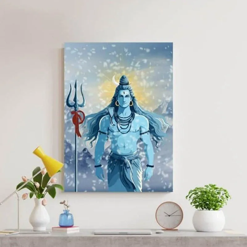 Kailasnatha Canvas Wall Painting media 3