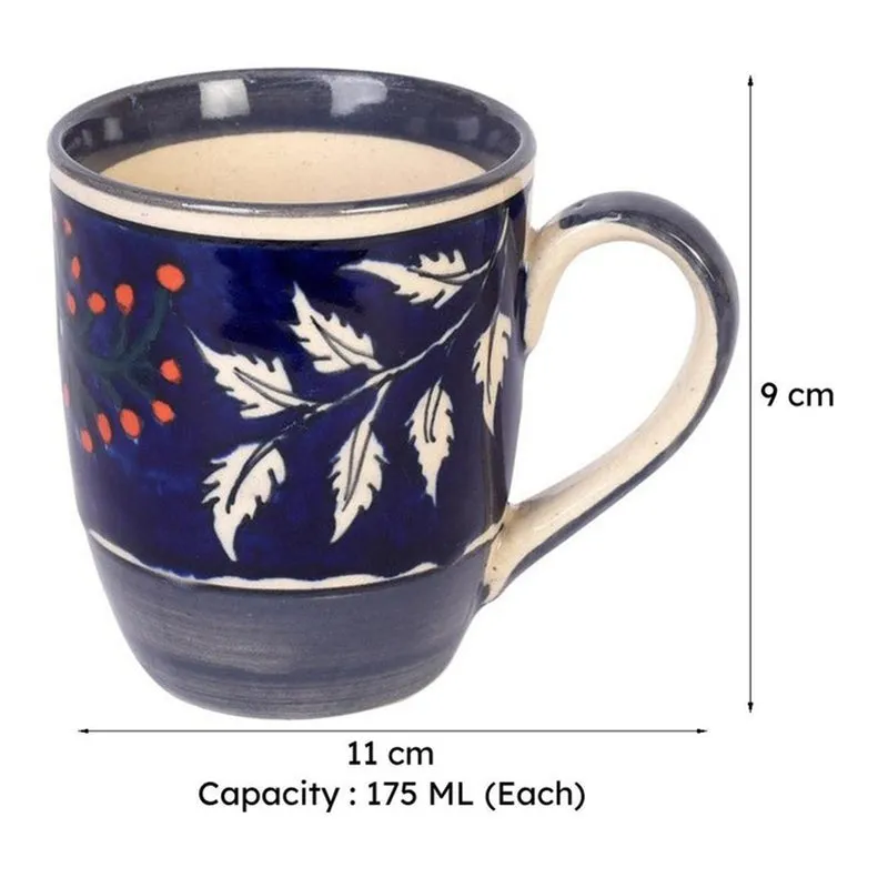Tishya Ceramic Tea Cup (175 mL Each) -  Set of Six media 8