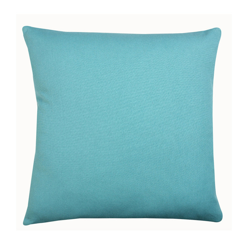 Whisper Weave Printed Cushion Cover (Blue) - Set Of Five media 5