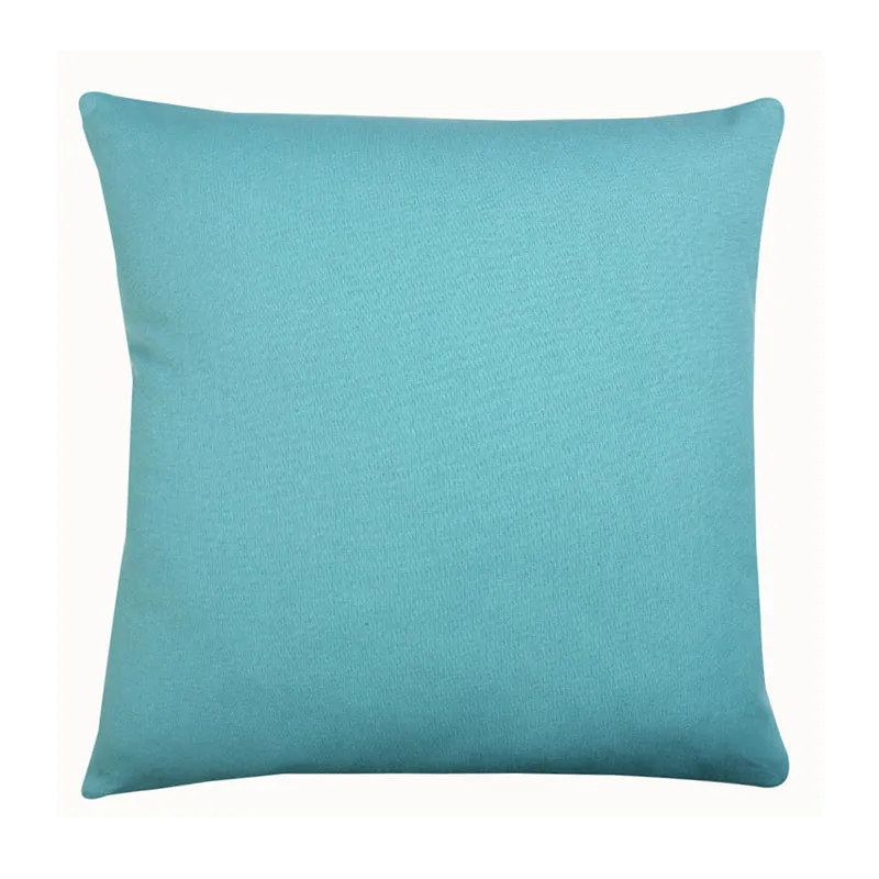Whisper Weave Printed Cushion Cover (Blue) - Set Of Five media 5