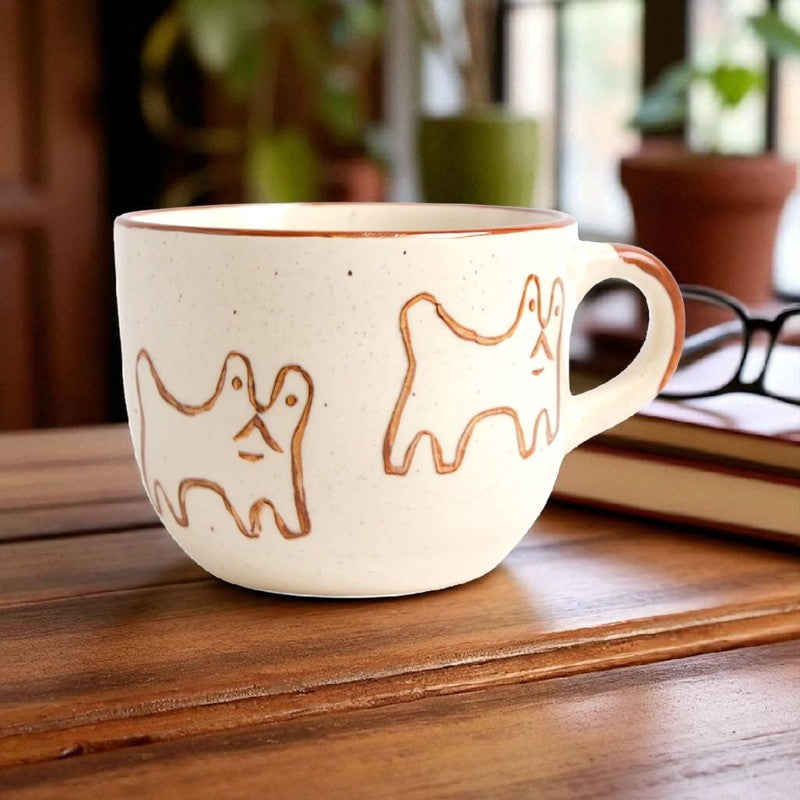 Peekaboo Ceramic Tea Cup (100 mL)