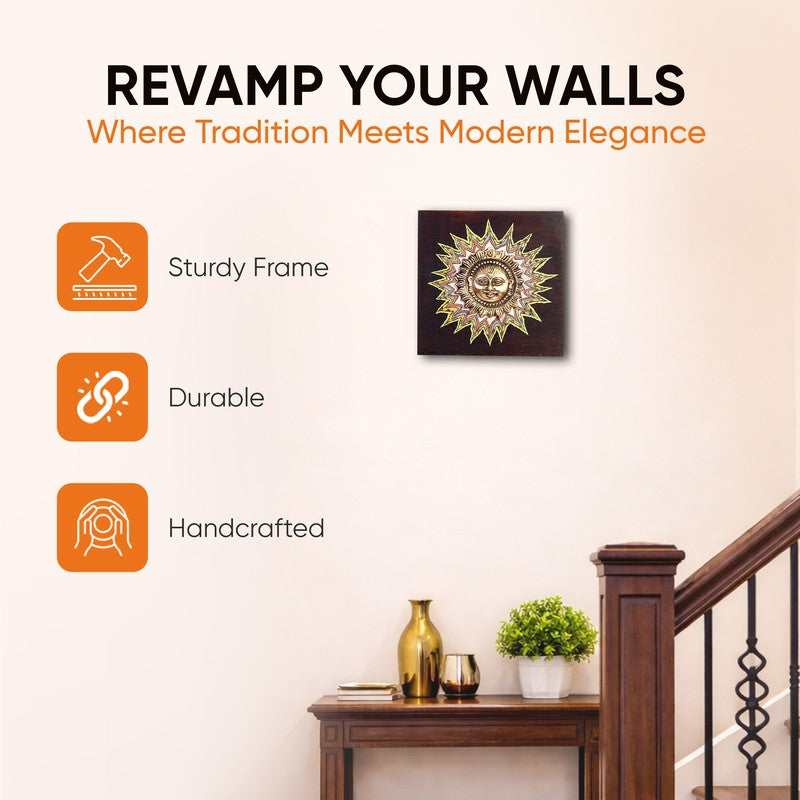 Divine Surya Wooden Wall Accent media 13
