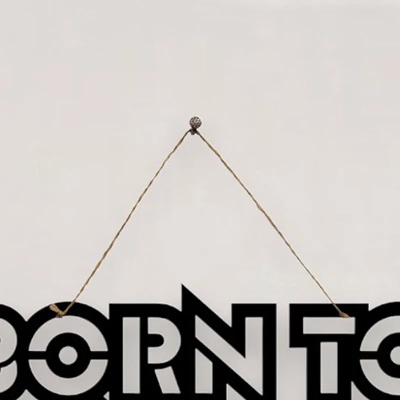 Born To Standout Mild Steel Wall Accent media 4