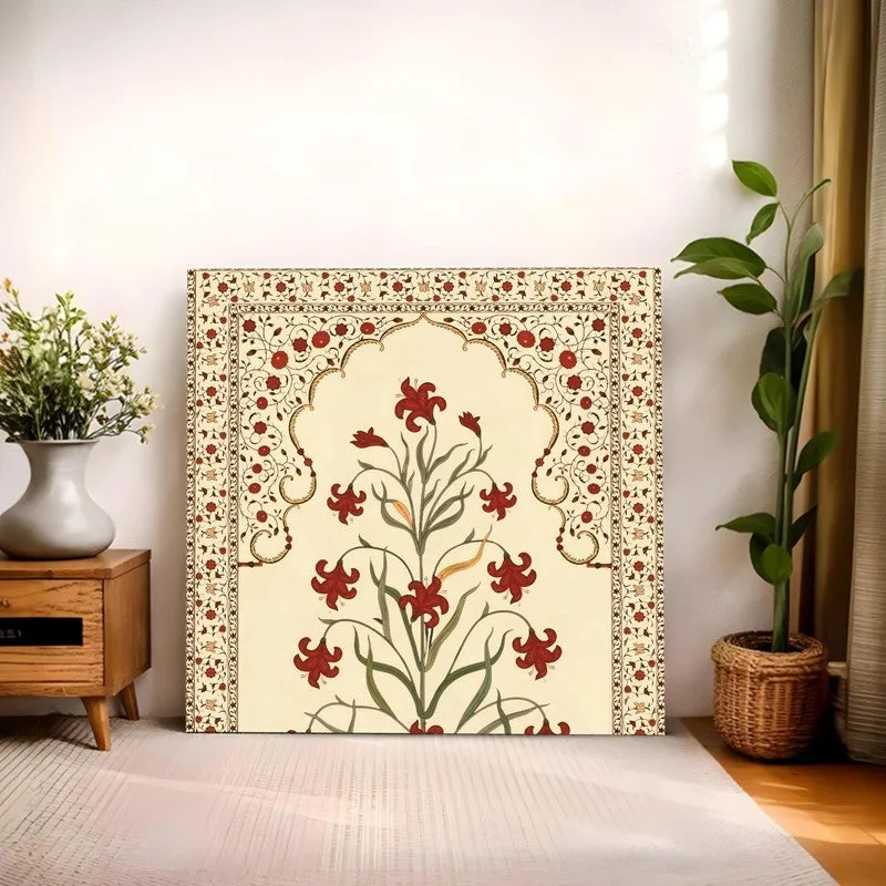 Folk Flora Canvas Wall Art media 9