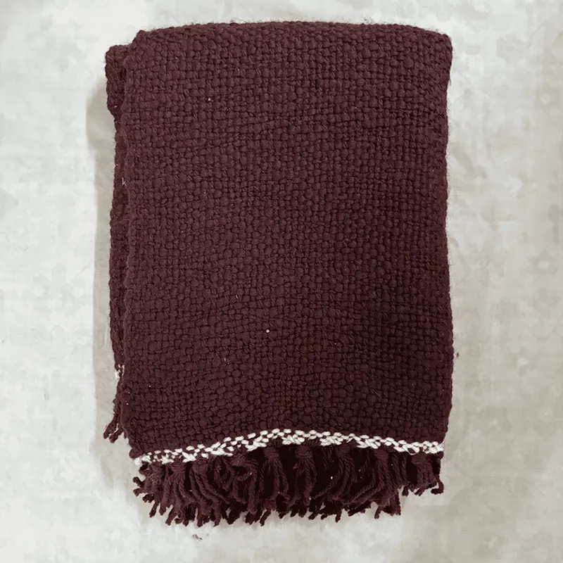 Ruby Weave Tufted Throw media 6